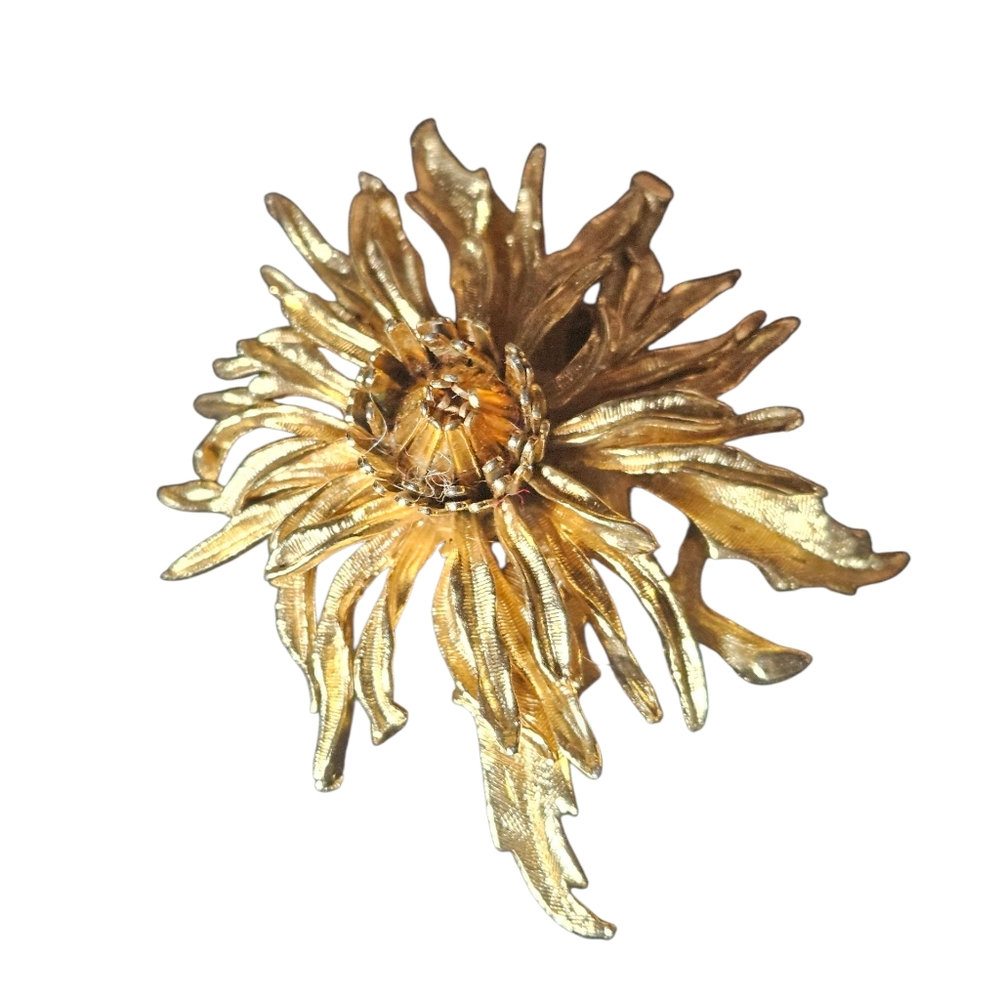 Vintage Corocraft Floral Brooch.